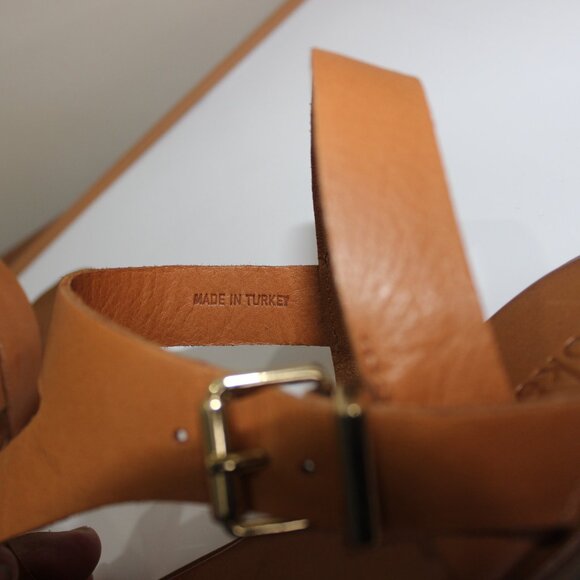 Oker Farrah Leather Sandal, Women's, US 8.5 - Picture 3 of 5